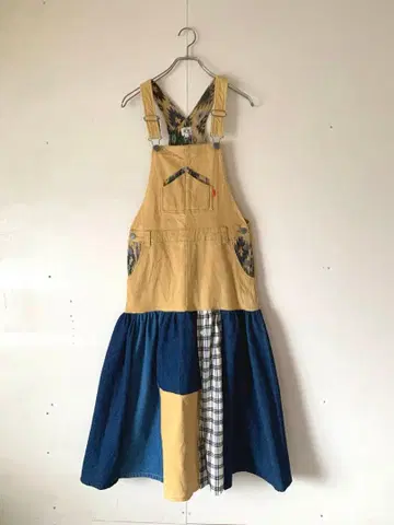 REMAKE 살로펫 스커트 패치워크 셔츠 리메이크