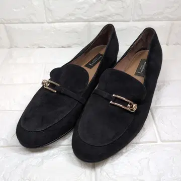 매킨토시 런던 비트 로퍼 24.5cm 블랙 스웨이드