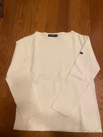 SAINT JAMES 화이트 긴팔 T셔츠