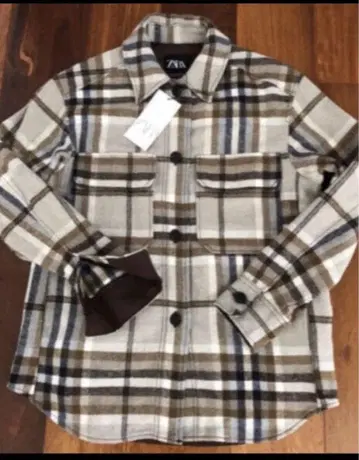 ZARA 셔츠 자켓 새상품 XS 오버 사이즈