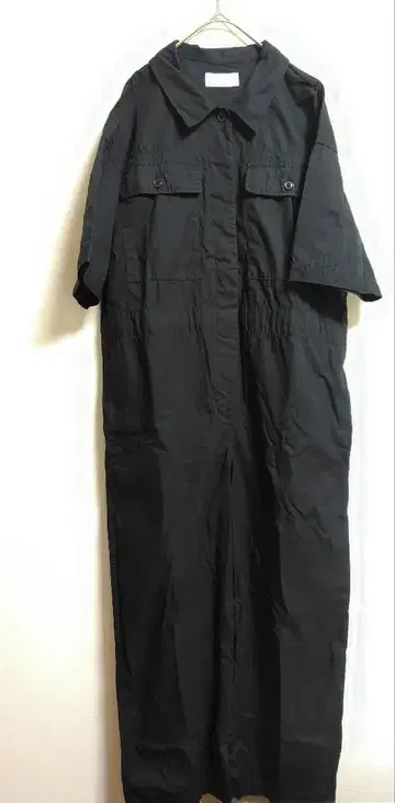 슬로브 이에나 하프 슬리브 올인원 블랙