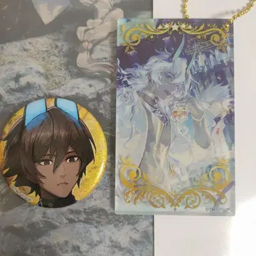 FGO 로손 아르주나 캔뱃지 & 콘셉트 예복 키링