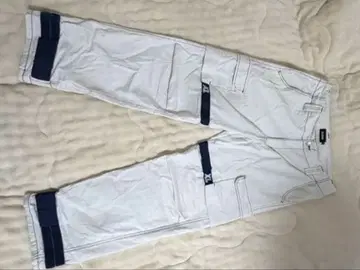 X-large 화이트 카고 팬츠