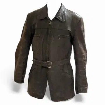 빈티지 가죽 자켓 벨트 포함 유럽제 50s~70s 구제 의류