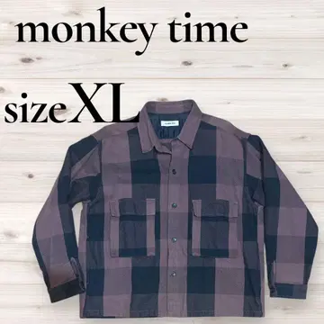 monkey time 체크 무늬 자켓 XL