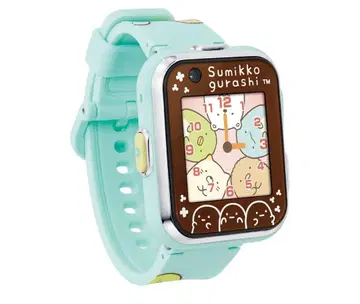 스미코구라시 캐릭터 시계 민트 그린