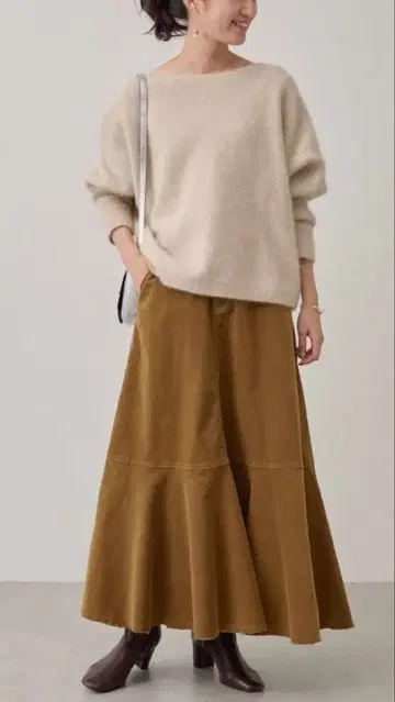 BEARDSLEY 비어즐리 새상품 코듀로이 롱 스커트