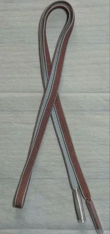 [고시마히모] 리버서블 허리띠 살몬 핑크 x 옅은 그레이