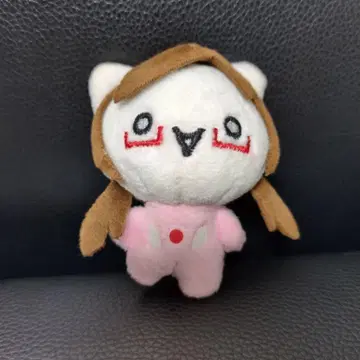 이모티콘 고양이 에반게리온 마리풍 봉제 인형 마스코트 키링