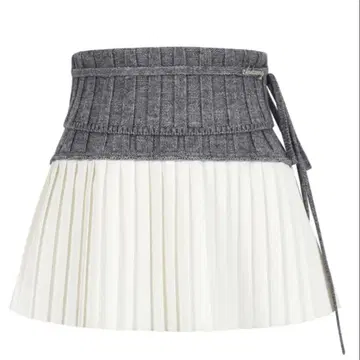 ANDWANG 더블 레이어 스커트 001