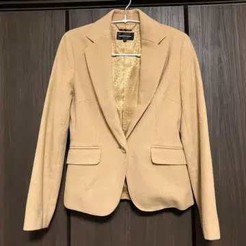 QUEENSCOURT 베이지 자켓 캐시미어 30% 사이즈 1 참 포함