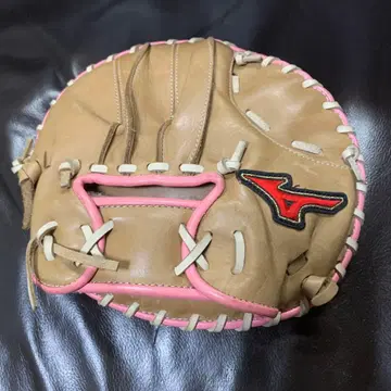 미즈노 빅토리 스테이지 트레이닝 그랩 베이지/핑크