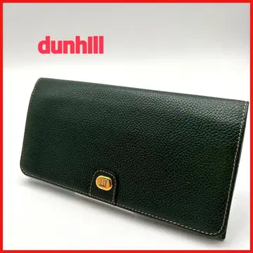 던힐 던힐 다크 그린 그린 장지갑 골드