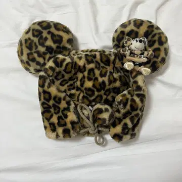 디즈니 미니 팬캡 레오파드 무늬