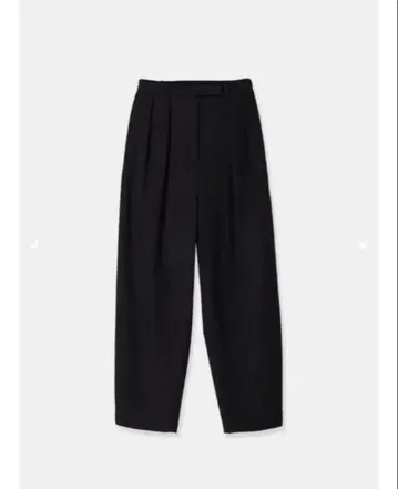 louren tuck cocoon pants 블랙