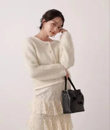 [ 새상품급 ] 프로포션 바디 드레싱 샤기 니트