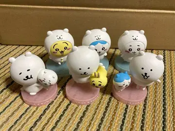 나가노 마켓 나가노의 곰 피규어 마스코트 6종 세트