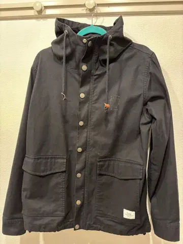 클라이미 후드 부착 자켓 블랙