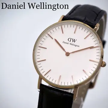 493 작동 다니엘 웰링턴 벨트 새상품 36mm 남성용 시계 골드