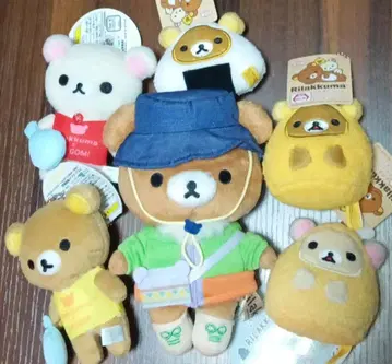 리락쿠마 봉제 인형 세트