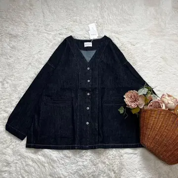 새상품 블리스 bunch Bliss bunch 데님 자켓 면린넨 인디고