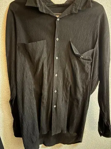 shareef 블랙 긴팔 셔츠