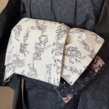 어른용 헤코 오비 조수 기가와 후진 라이진 블랙 계열