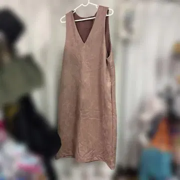 Provador 핑크 베이지 슬리브리스 원피스 M 사이즈