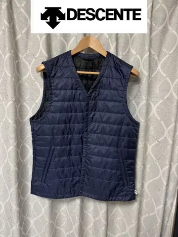 DESCENTE 데상트 다운 베스트 네이비