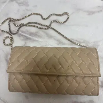 ZARA 베이지 퀼팅 숄더백