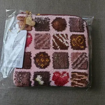 [ 완판 ] 페이러 스퀘어 파우치 코프레도 쇼콜라