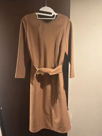 UNITED ARROWS 브라운 긴팔 원피스