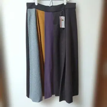 Hush Puppies 멀티 컬러 플레어 스커트 L 사이즈