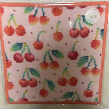 [WEB 한정판] FEILER 러브러리 바이 페일러 손수건 체리 도트