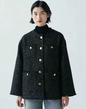 PLST 플라스테 트위드 자켓