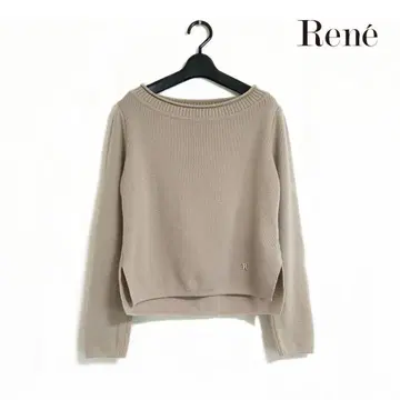 새상품급 Rene 르네 참 포함 울 니트 풀오버