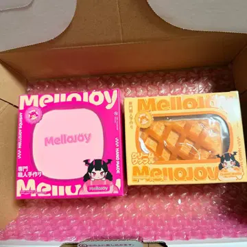 mellojoy 럭셔리 수플레 스트로베리, 와플 세트