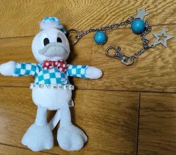 레어 디즈니 스토어 도널드 덕 봉제 인형 키체인