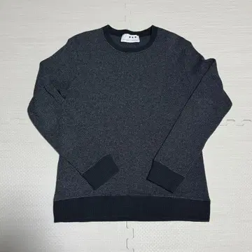 쓰리 도츠 three dots 니트 블랙 그레이 L 사이즈