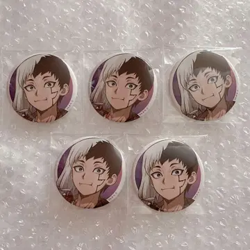 Dr.stone 아모카페 캔뱃지 아사기리 겐