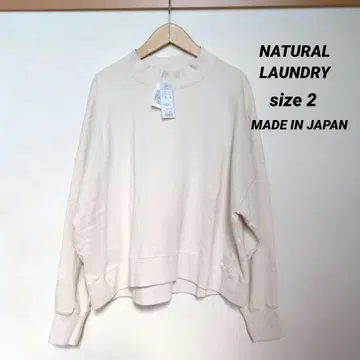 NATURAL LAUNDRY 센트럴 쭈리 모크 풀오버