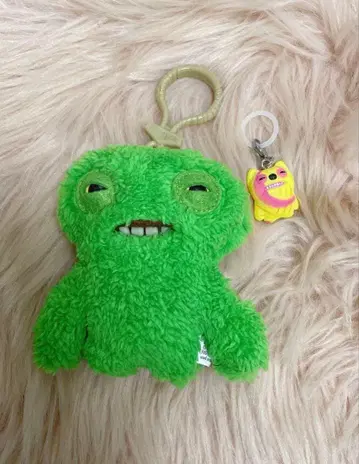 가격 인하 중 파그라 봉제 인형 키링 그린 마커 액세서리