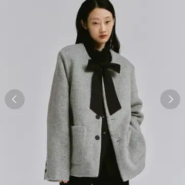 노카라 울 샤기 자켓 2024