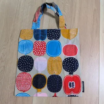 marimekko 컬러풀 후르츠 토트백