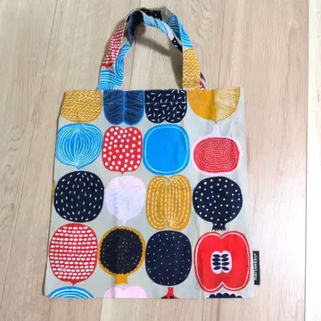 marimekko 컬러풀 후르츠 토트백