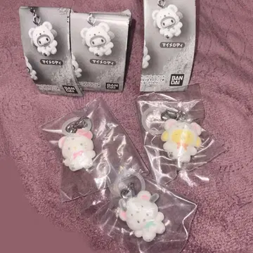 산리오 포근포근 스노우 마커 액세서리 키티 포차코 푸딩