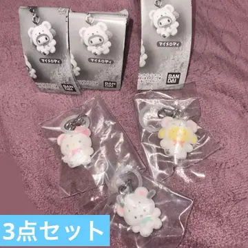 산리오 포근포근 스노우 마커 액세서리 키티 포차코 푸딩