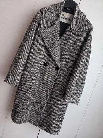 HERNO(에르노) 트위드 코트 이탈리아제