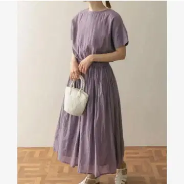 새상품급 어반 리서치 도어스 코튼 보일 도킹 개더 원피스 가을/겨울