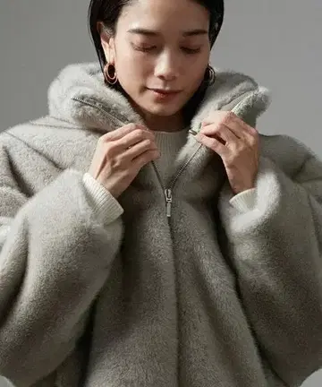 SALON 자켓 adam et rope 그라데이션 퍼 블루종